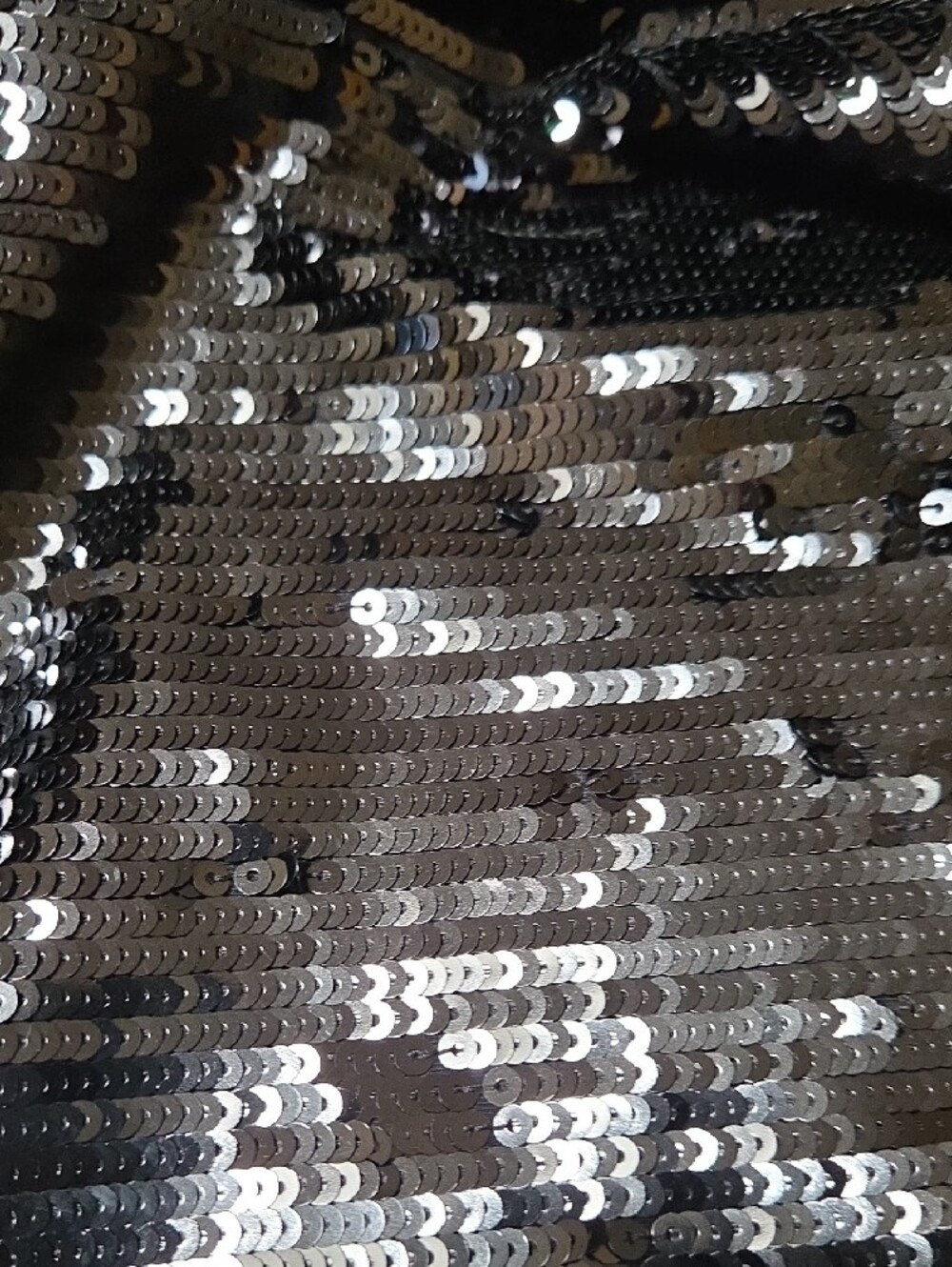 Express Black Stretch Shorts with Sequin Detail - Picture 4 of 11